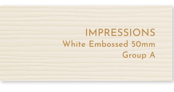 White Embossed